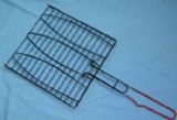 Red PVC coated non stick fish cage