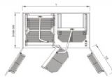 Metal Basket for pantry units(BC-P1620)