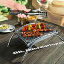 Metal stands for Standard size instant bbq